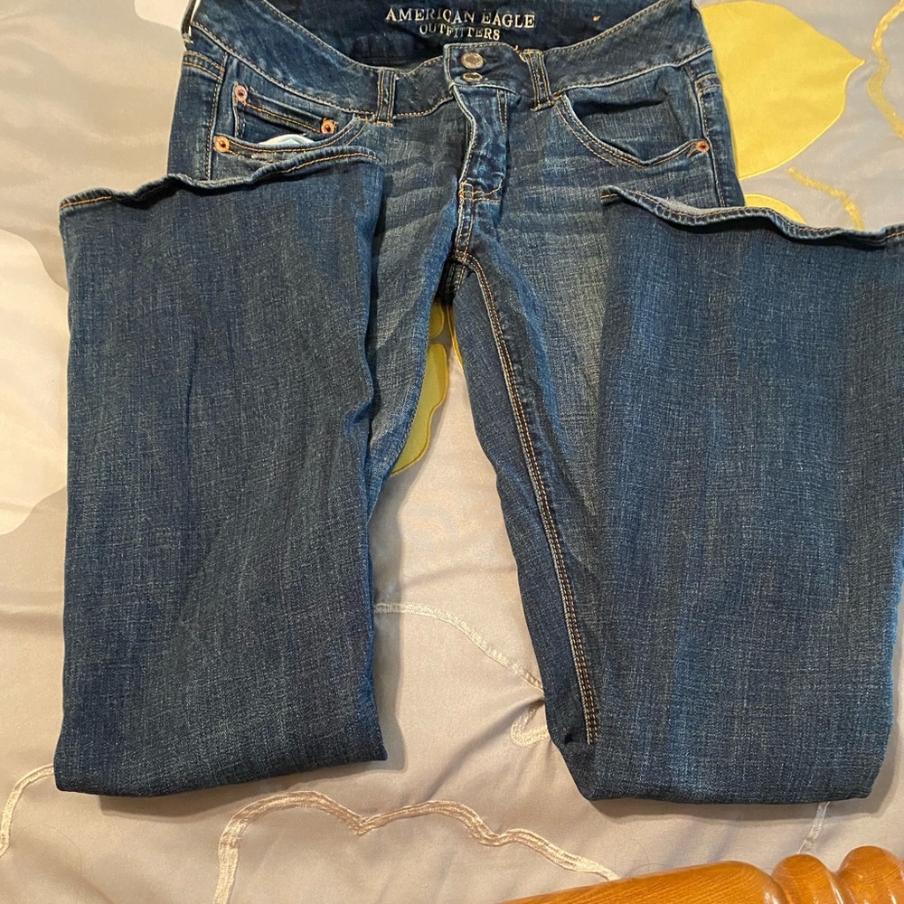 American Eagle Outfitter artist super stretch boot cut jeans 4